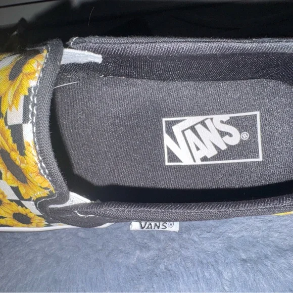 Women’s sunflower slip on vans - Picture 3 of 6